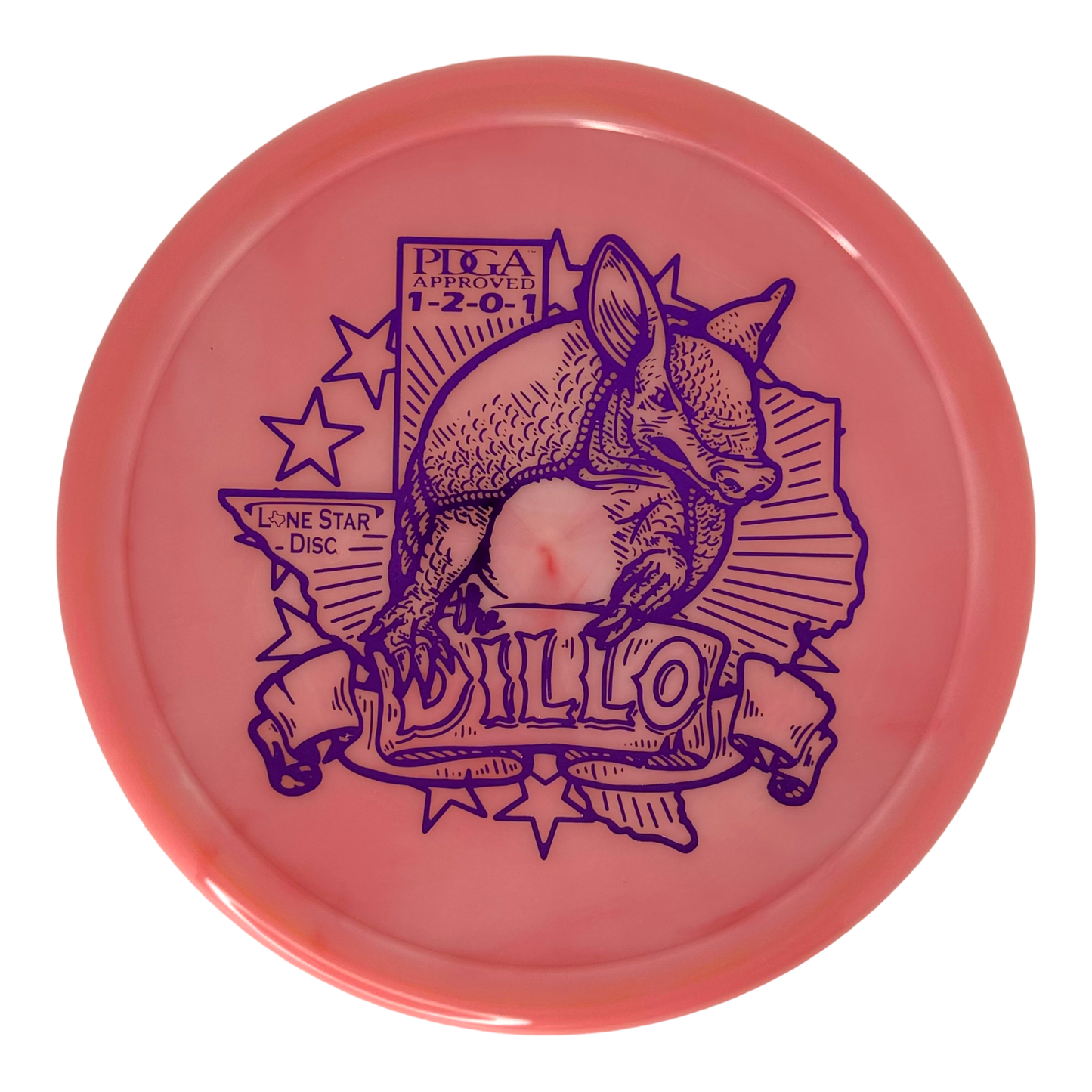Lone Star Disc Victor 1 Armadillo Putter Disc - Artist Stamp