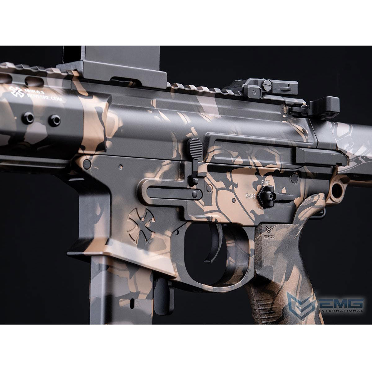EMG Noveske Space Invader Gen4 Pistol Caliber Carbine Training Weapon - Kryptek Obskura Nox - 8.5" Barrel