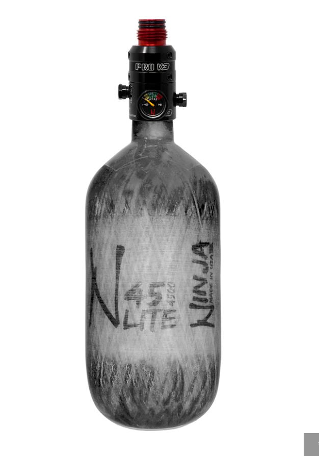 Ninja 45ci/4500psi Lite HPA Tank - Grey Ghost