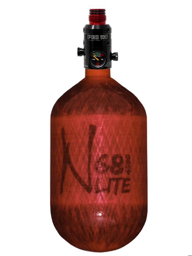Ninja 68ci 4500psi HPA Tank - Translucent Red