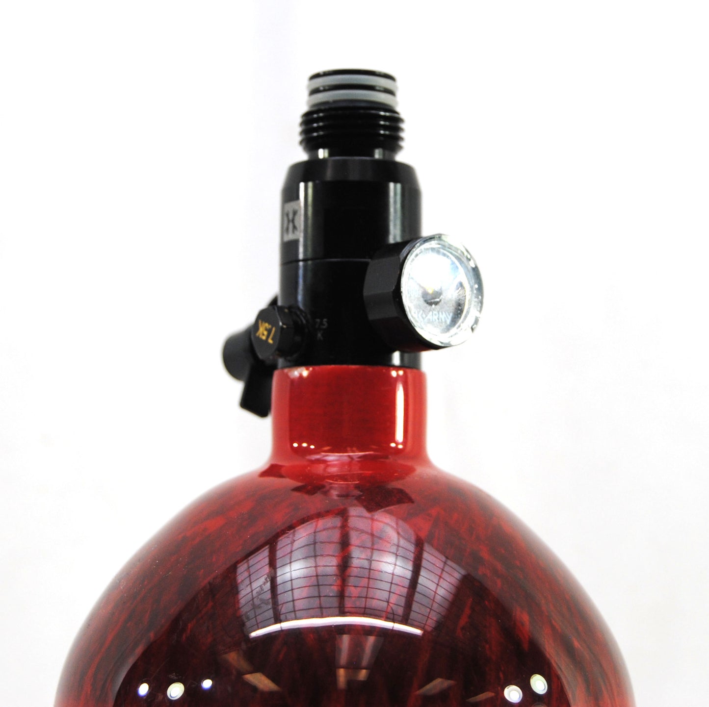 Used HK Army Compressed Air 48ci/4500psi Tank - Red