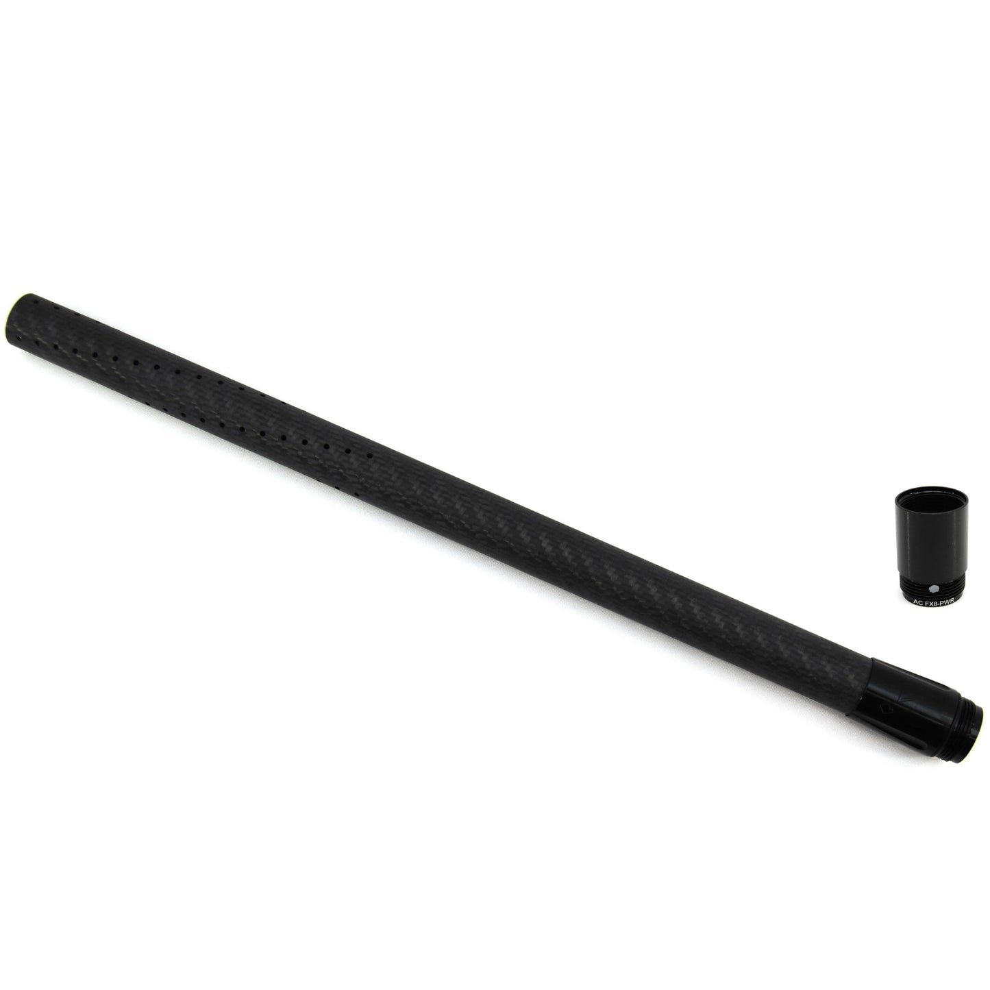 Deadlywind Fibur-X8 Carbon Fiber Barrel - 4x Spiral Ported - Accepts PWR Inserts - Autococker Thread