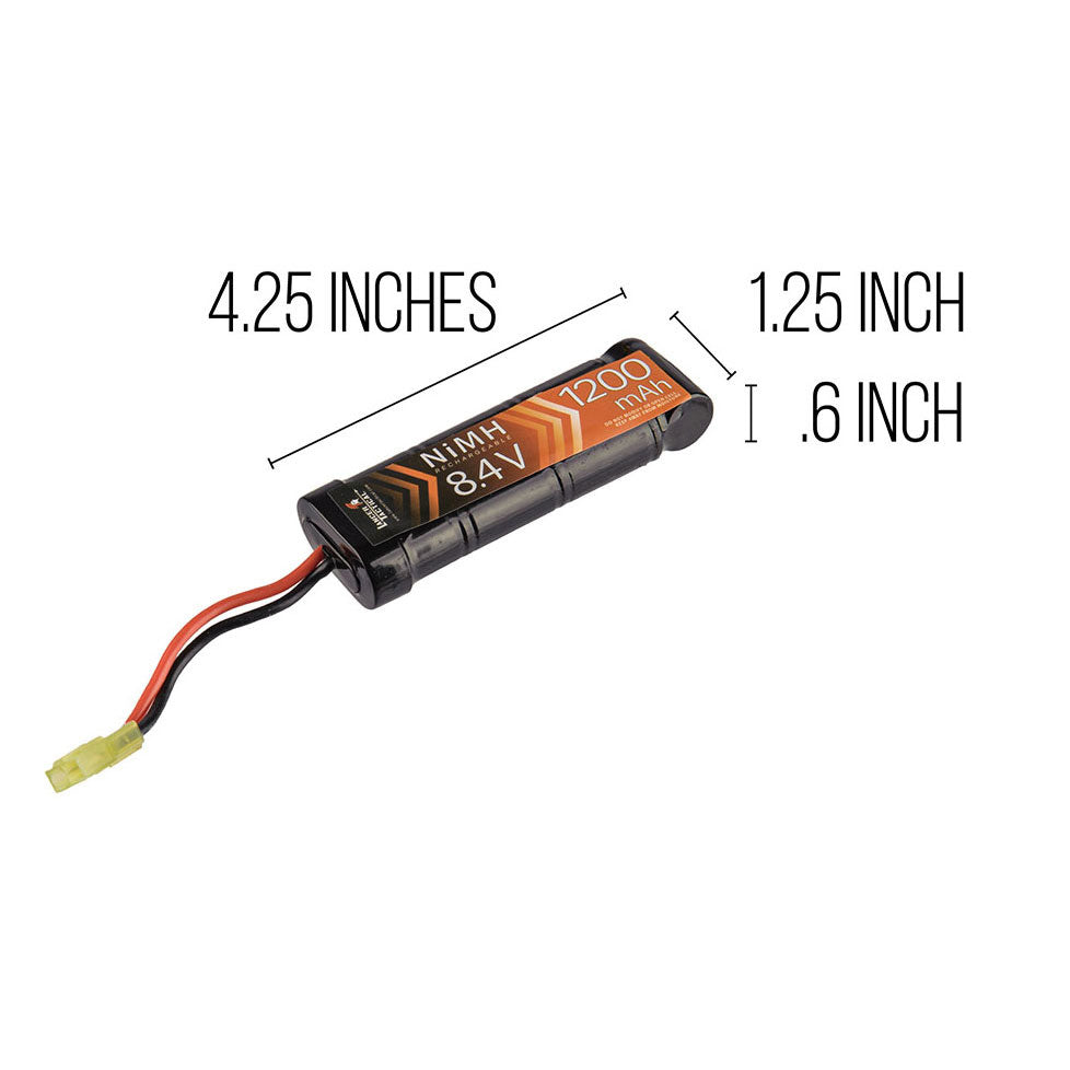 Lancer Tactical Airsoft 8.4v 1200mAh Brick NiMH Battery