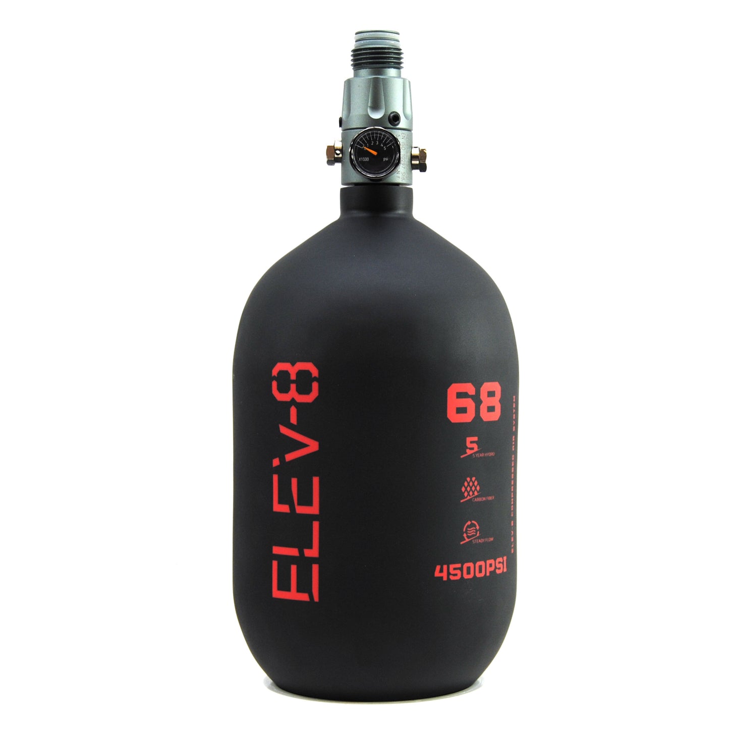 ELEV-8 Products Carbon Fiber HPA 68ci/4500psi Tank - Matte