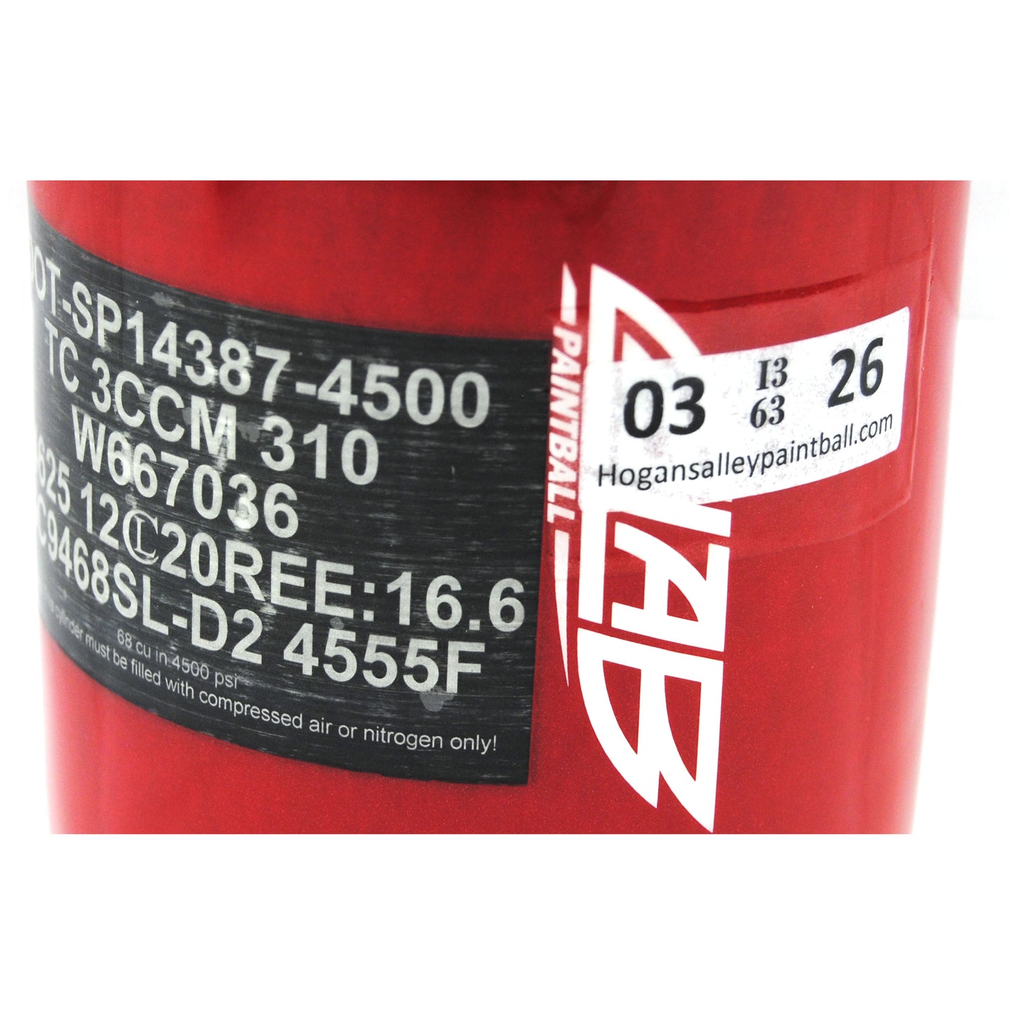 Used Ninja Metallix CoLab 68ci/4500psi Compressed Air Tank - Red