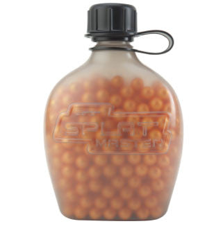 JT Splatmaster 500ct orange with yellow fill .50 cal paintballs 500 rounds - JT Splatmaster