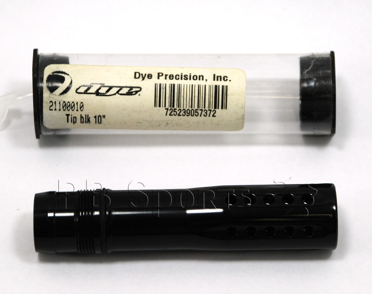 DYE Ultralite Barrel Tip - Dye 10" Black Gloss - DYE