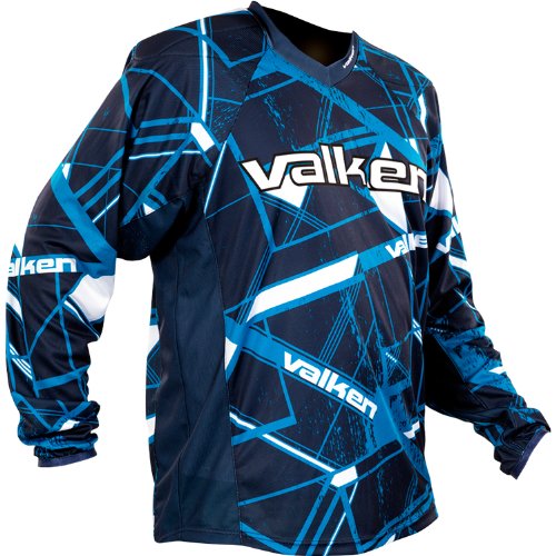 Valken Crusade Hatch Jersey - Blue - Medium - Valken Paintball