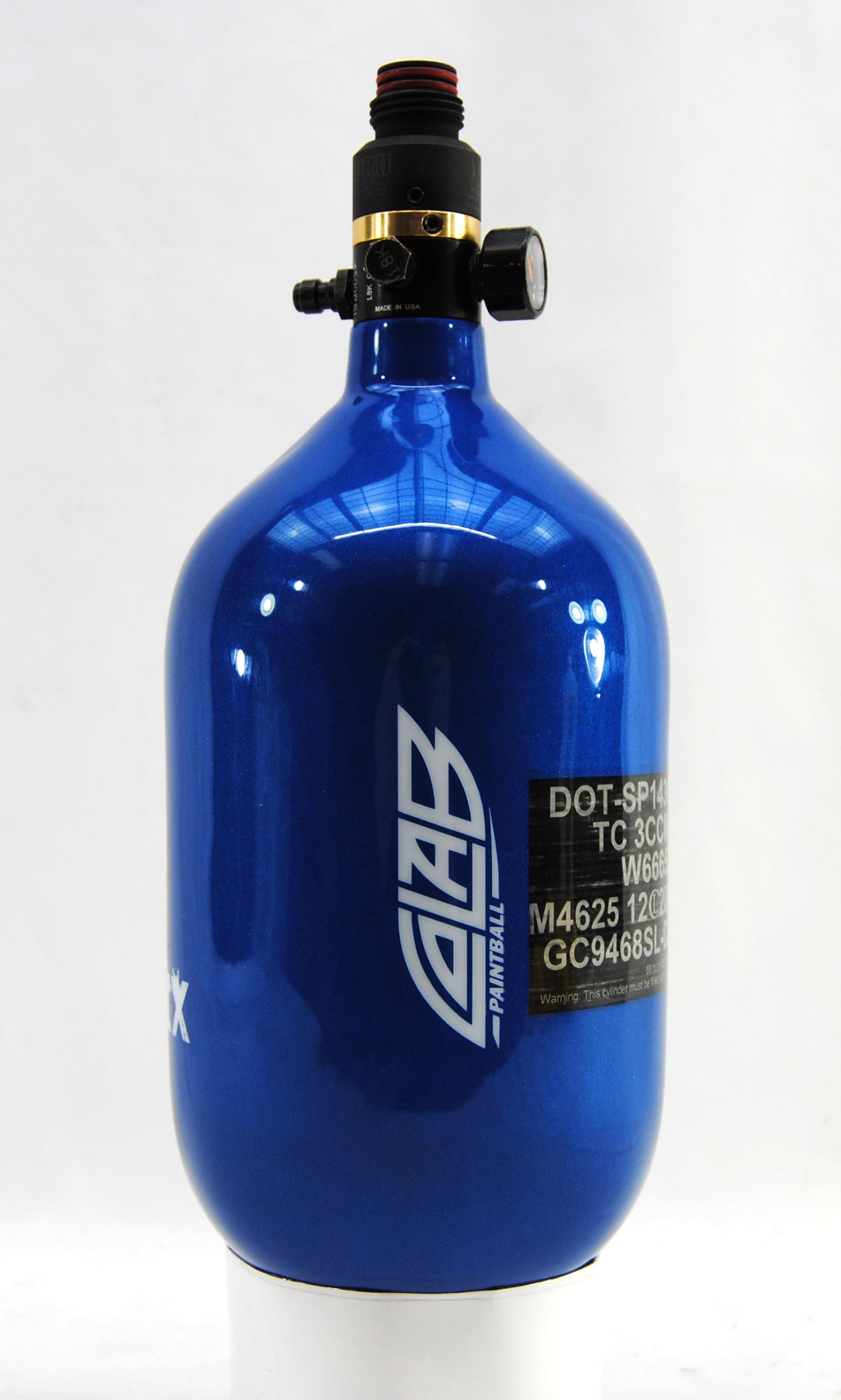 Ninja METALLIX 68ci 4500psi HPA Tank - Blue - Ninja Paintball