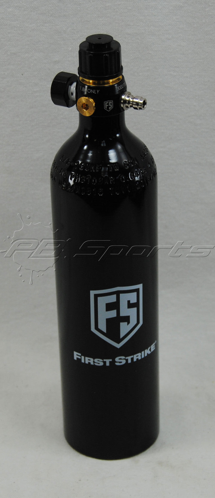 First Strike Black Paintball 26/3000 26ci HPA Nitrogen Tank - First Strike