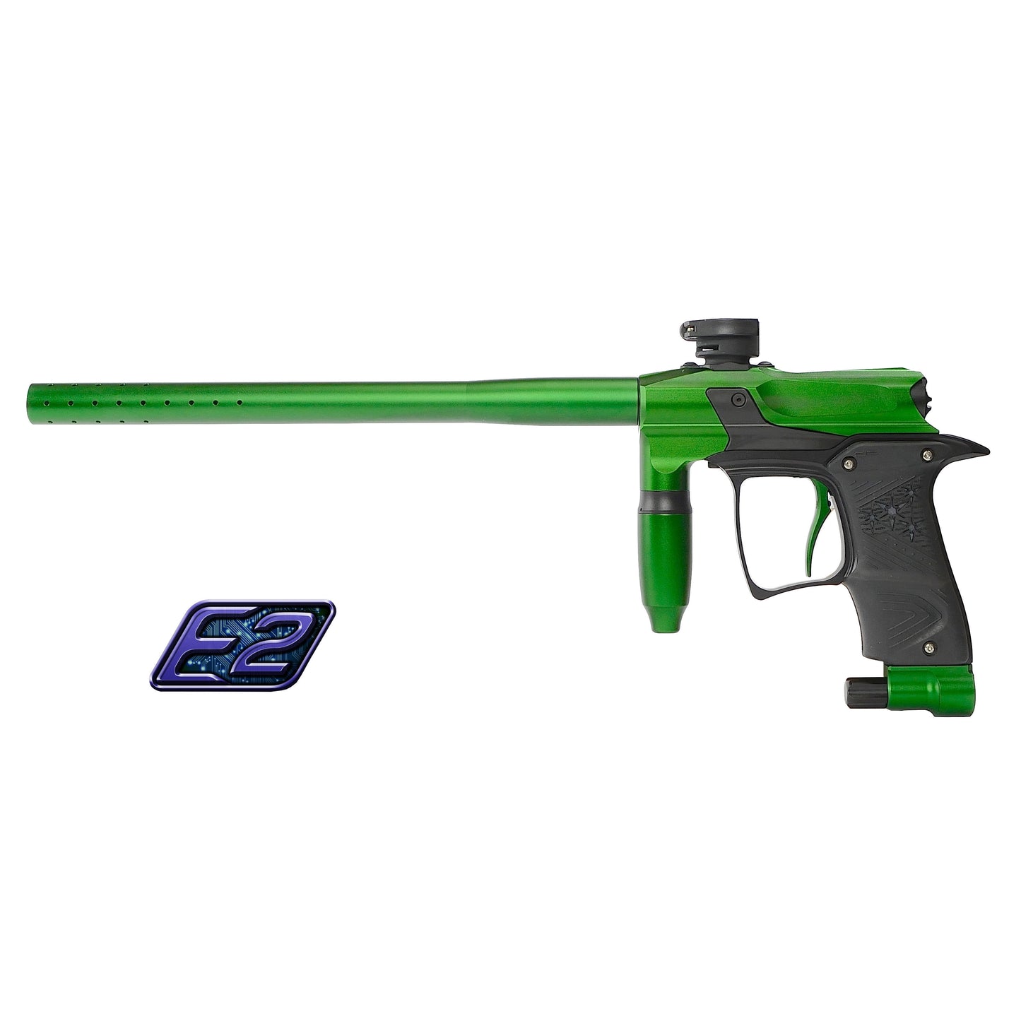 Dangerous Power E2 Electronic Speedball Paintball Marker Green - Dangerous Power