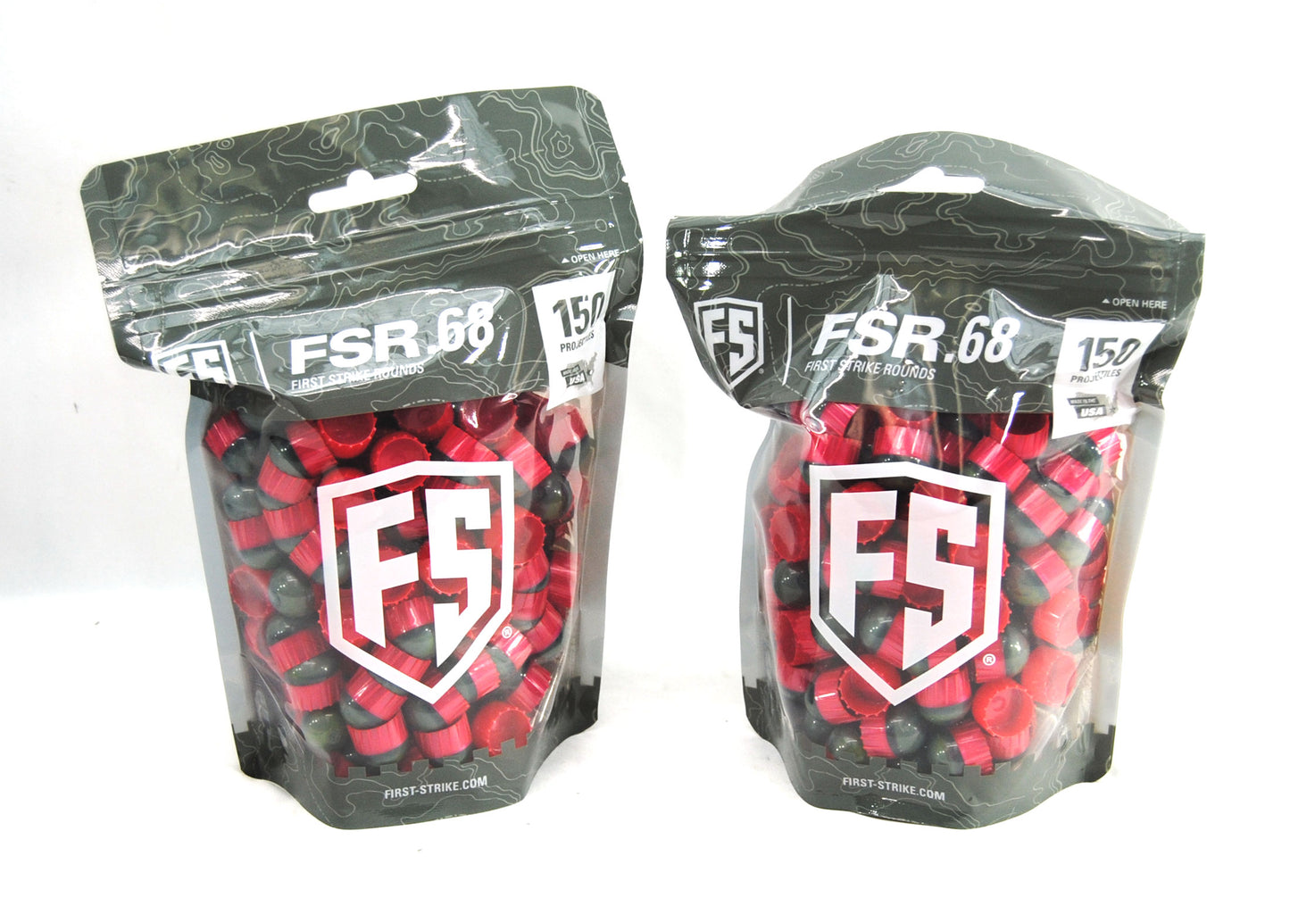 First Strike Rounds - 300 Count - Smoke/Fire Red - Yellow - First Strike