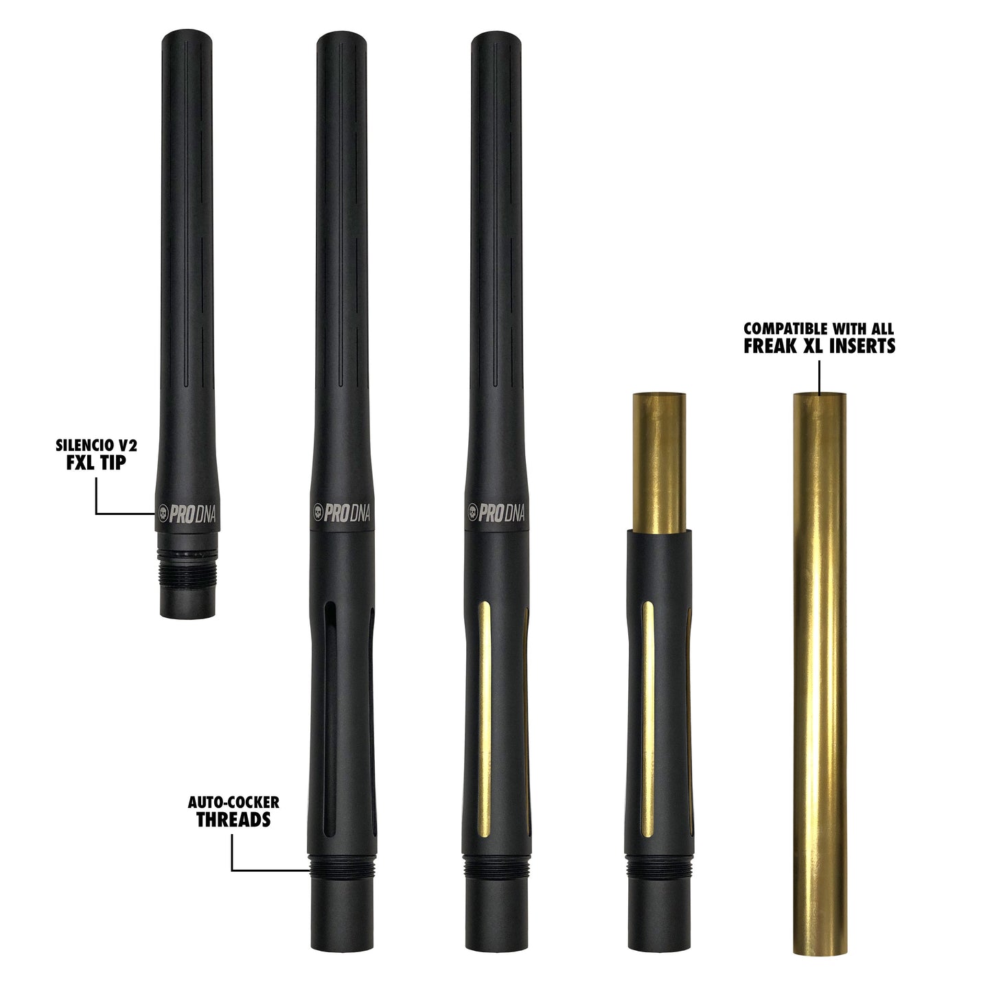 Infamous Silencio FXL Barrel Kit - Autococker Thread