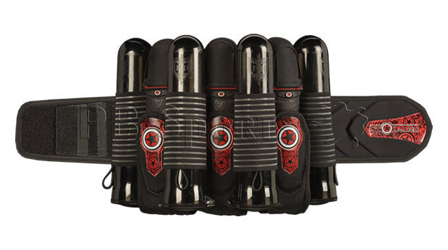 GI Sportz Race 3+4 Harness - Red / Black - G.I. Sportz