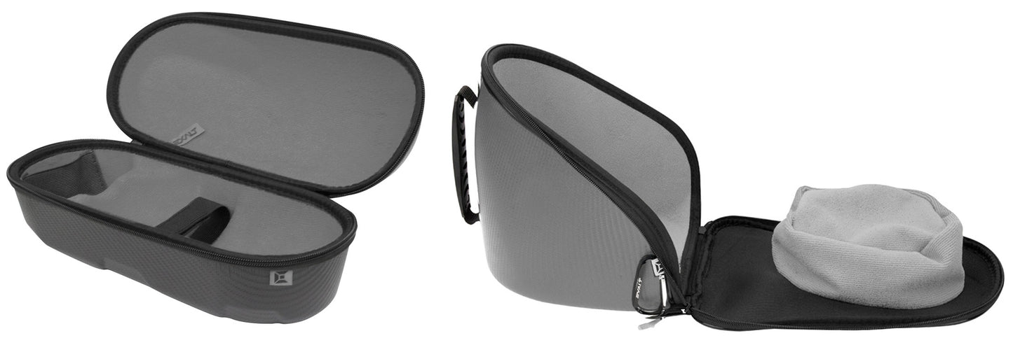 Exalt Universal Carbon V3 Goggle & Tank Case - Charcoal Grey - Exalt