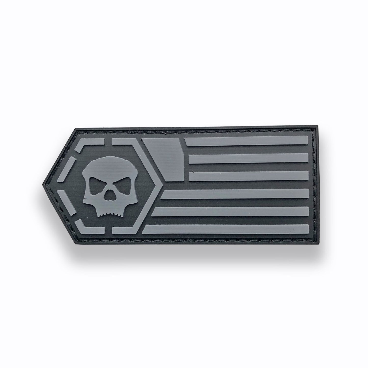 Infamous Paintball Skulls & Stripes Patch (3.5x1.5) - Infamous
