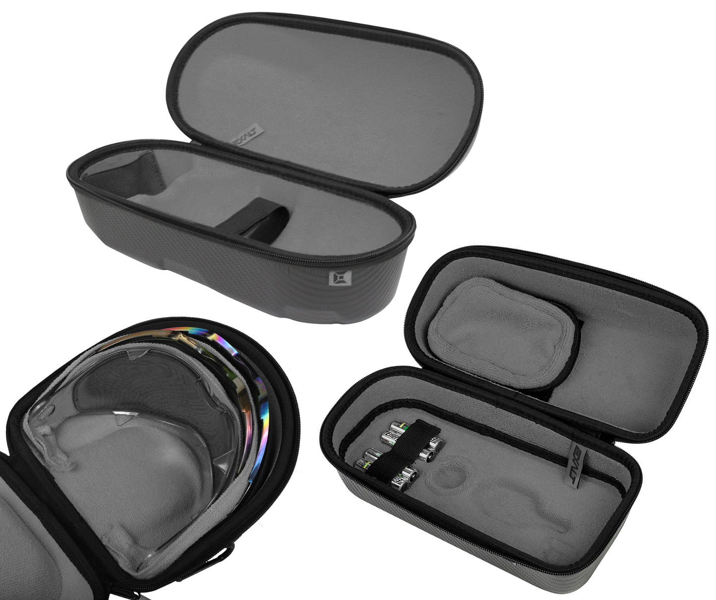Exalt Universal Carbon V3 Lens & Loader & Tank Case - Charcoal Grey - Exalt