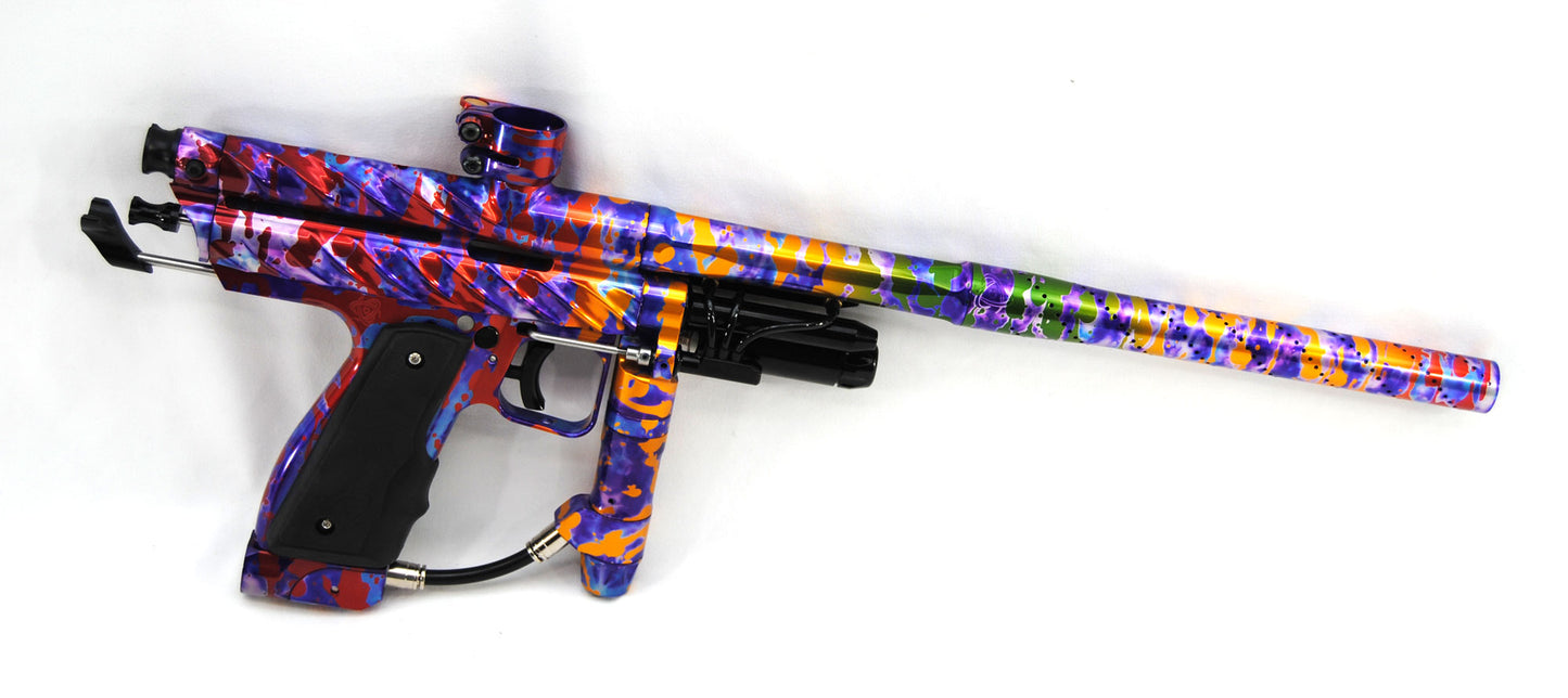 Inception Design WGP Ripper Mini Autococker - Rainbow Splash w/ Galaxy Acid Wash