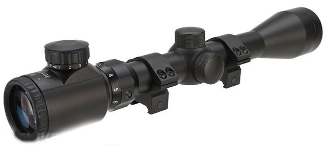 Matrix 3-9x40 Dual Illuminated Rifle Airsoft Scope w/ Scope Rings