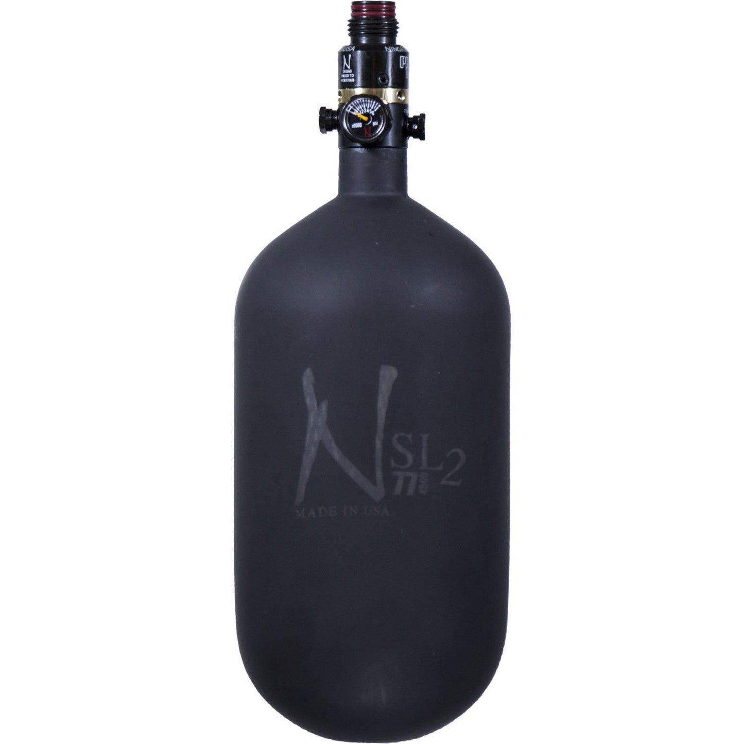 Ninja Pro SL2 77ci 4500psi HPA Tank Black Pro V2 - Ninja Paintball