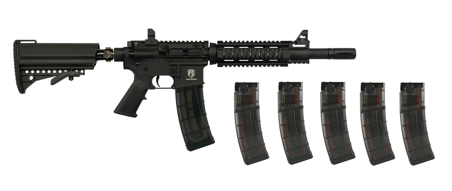 First Strike T15 Tiberius Arms Paintball Marker + 4 pack of V2 Smoke Mags - First Strike
