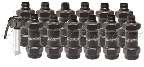 Valken Tactical Thunder V 12pk (Core+Shell) -Dumbbell CO2 Airsoft Noise Grenade - Valken