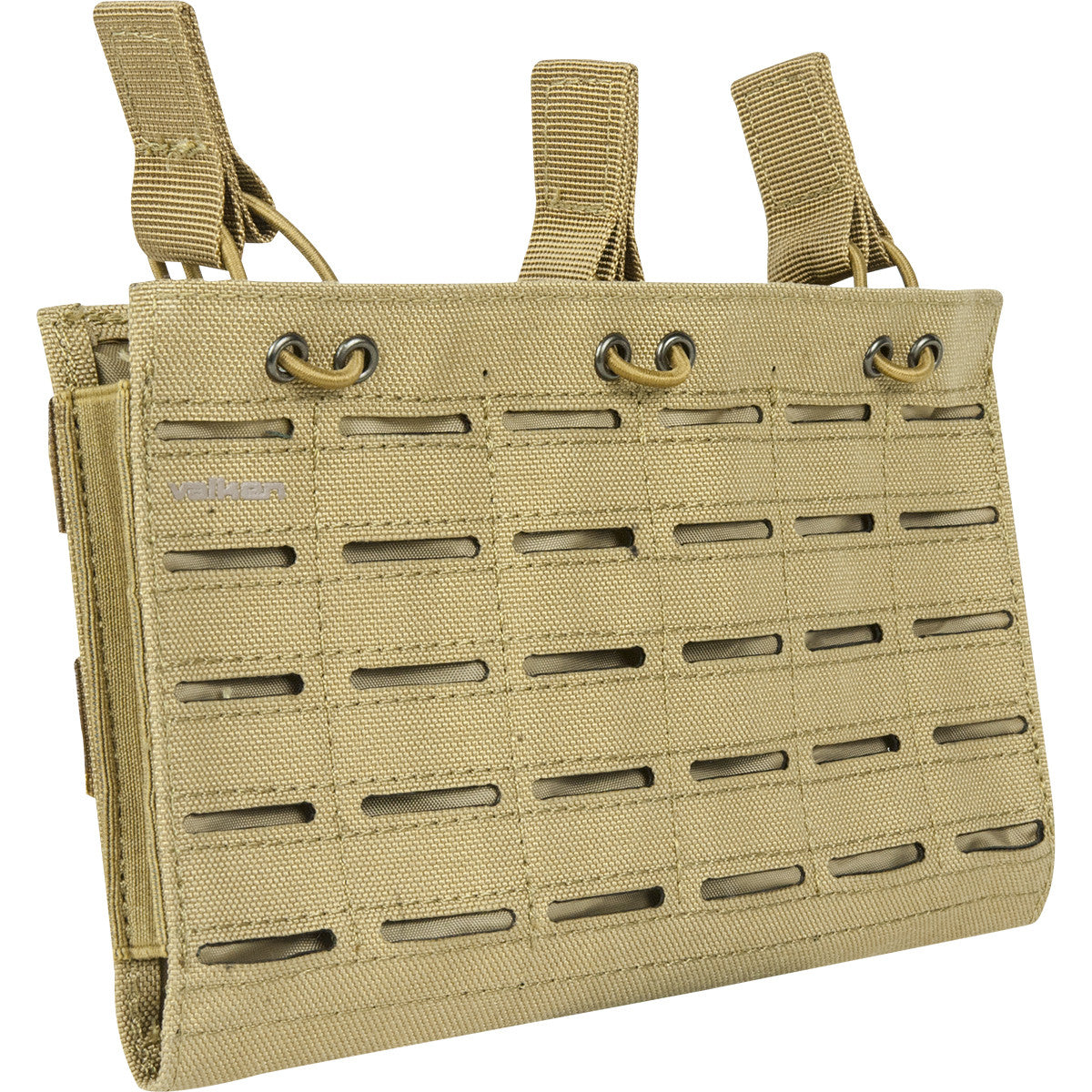 Valken Airsoft Multi Rifle Magazine Pouch LC Triple - Tan - Valken Airsoft