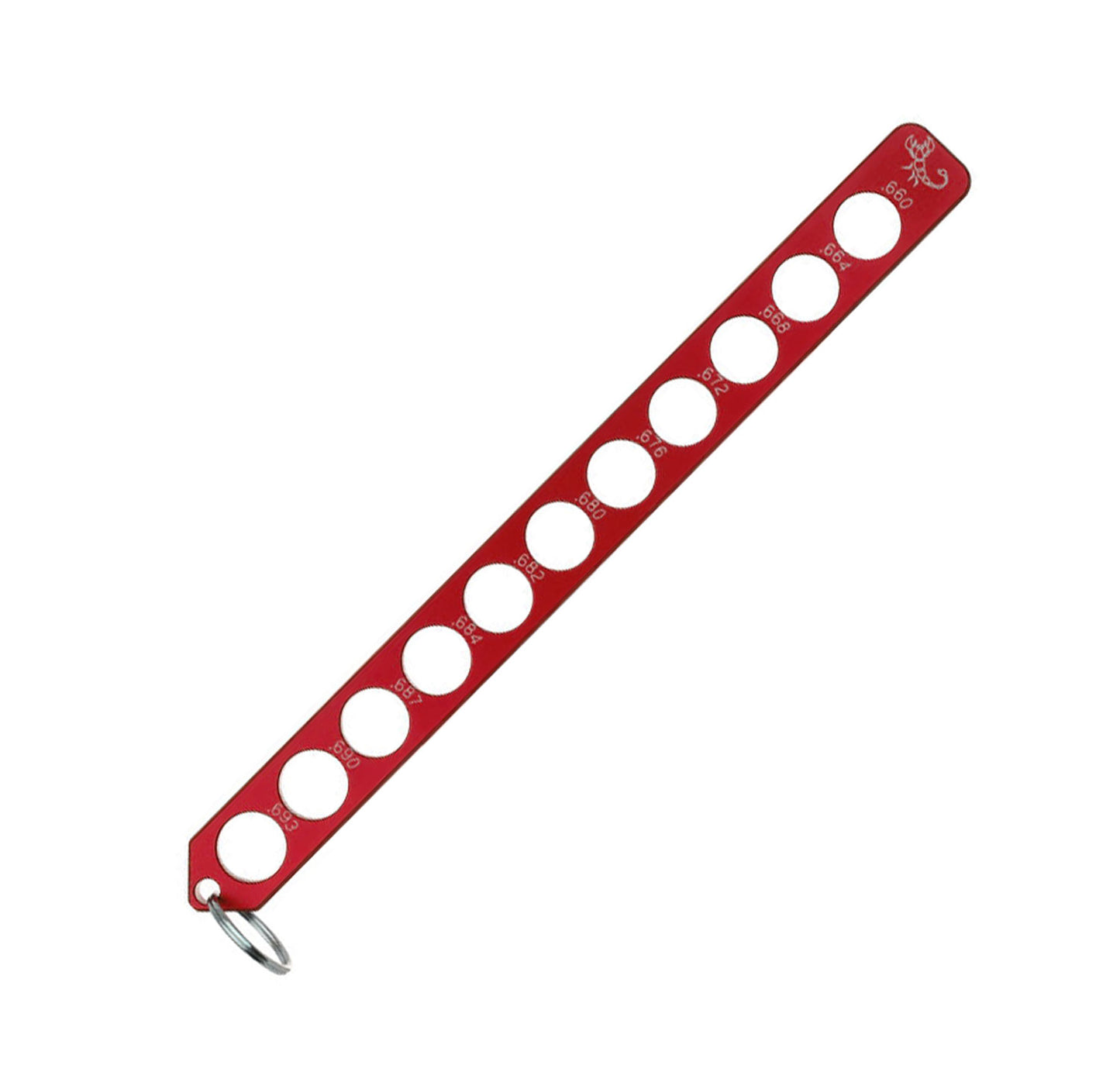 Lapco Paintball Billet Precision Ball Gauge - Red - Lapco