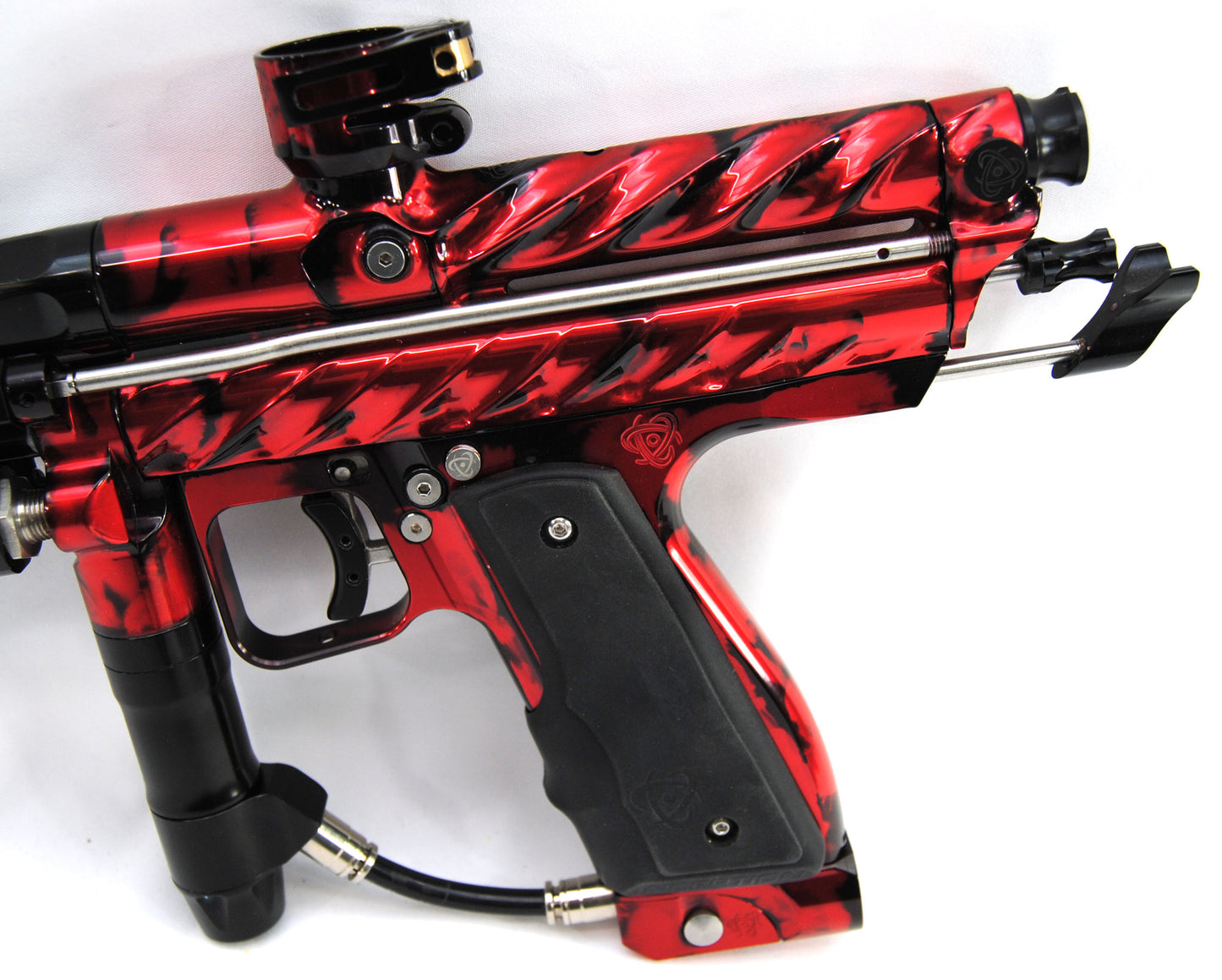Used Inception Designs Mini Ripper Autococker - Red/Black Anno