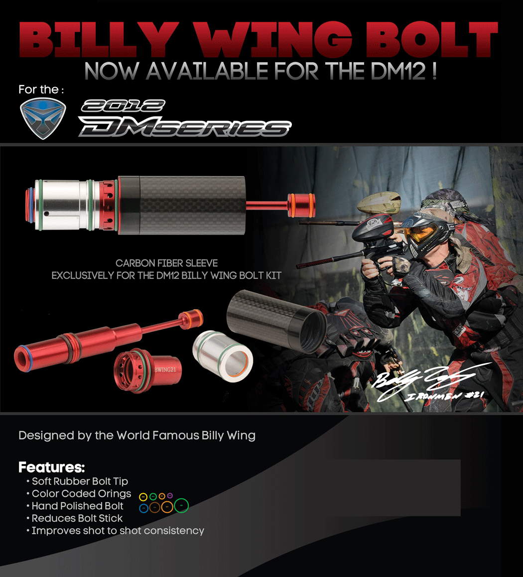 Billy Wing Signature Series Rail/Reflex Rail Bolt - DYE