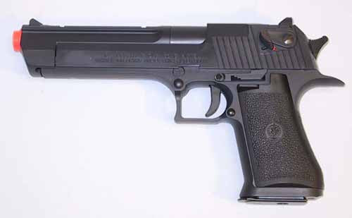 KJW Desert Eagle Black Green Gas Blowback Airsoft Pistol - Valken