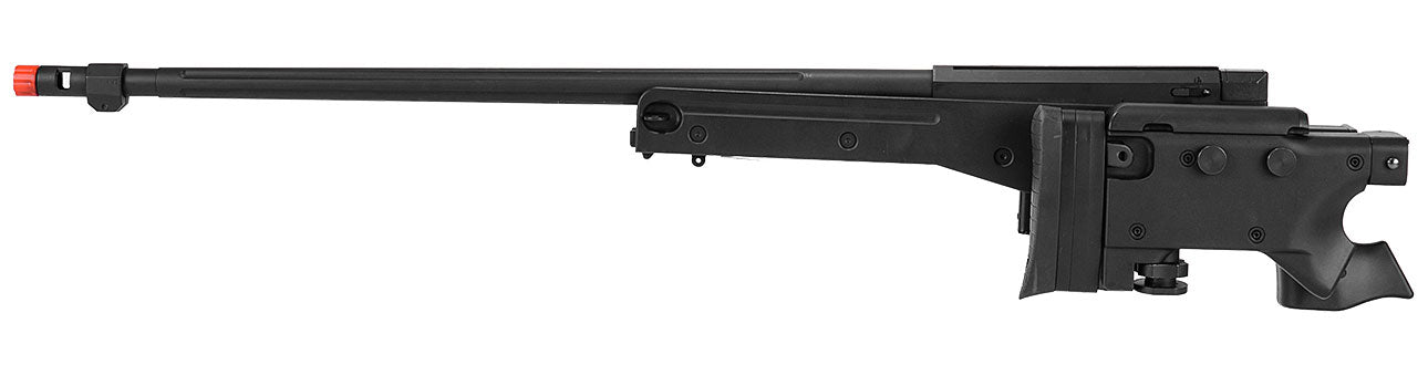 AWP Gas Powered Bolt Action Airsoft Rifle w/ Scope & Bi-pod - Black