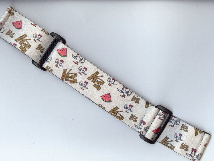 KM Strap - Chicken, Watermelon, & Waffles - Limited Edition - White - KM
