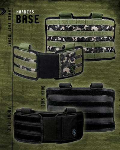 NXe Extraktion Series Harness Base - Black - NXE