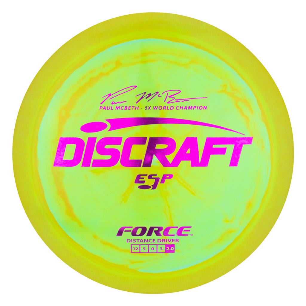 Discraft Paul McBeth ESP Force Singature Series Golf Disc - Discraft