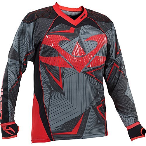 Valken Redemption Jersey - Red/Grey - Small - Valken Paintball