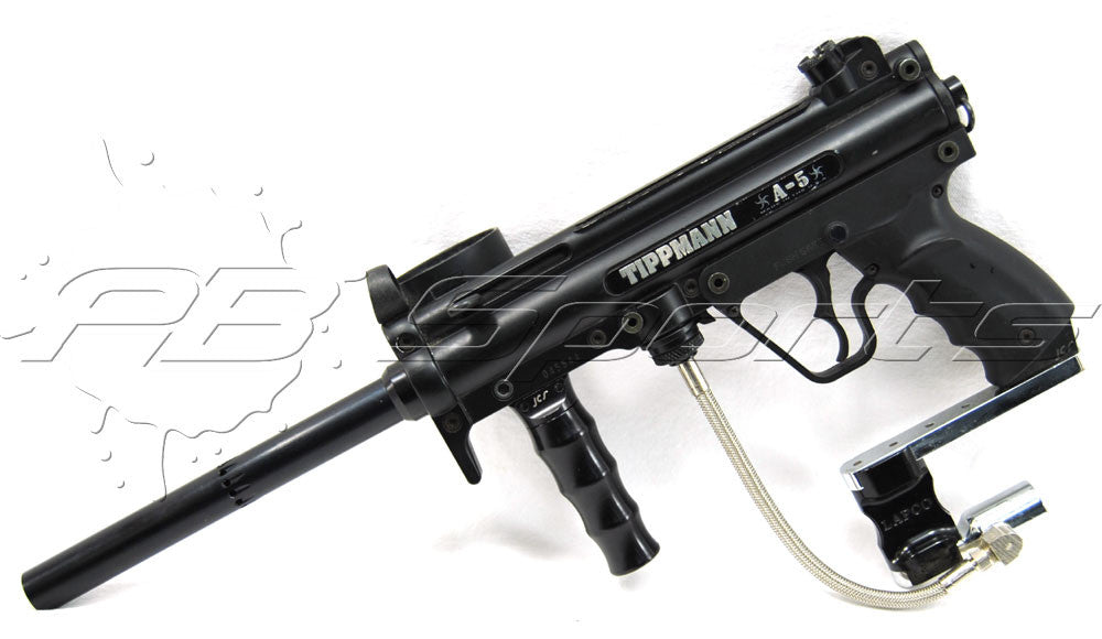 Used Tippmann Sports A-5 w/ Double Trigger, Drop Forward, & E-Grip - Tippmann Sports