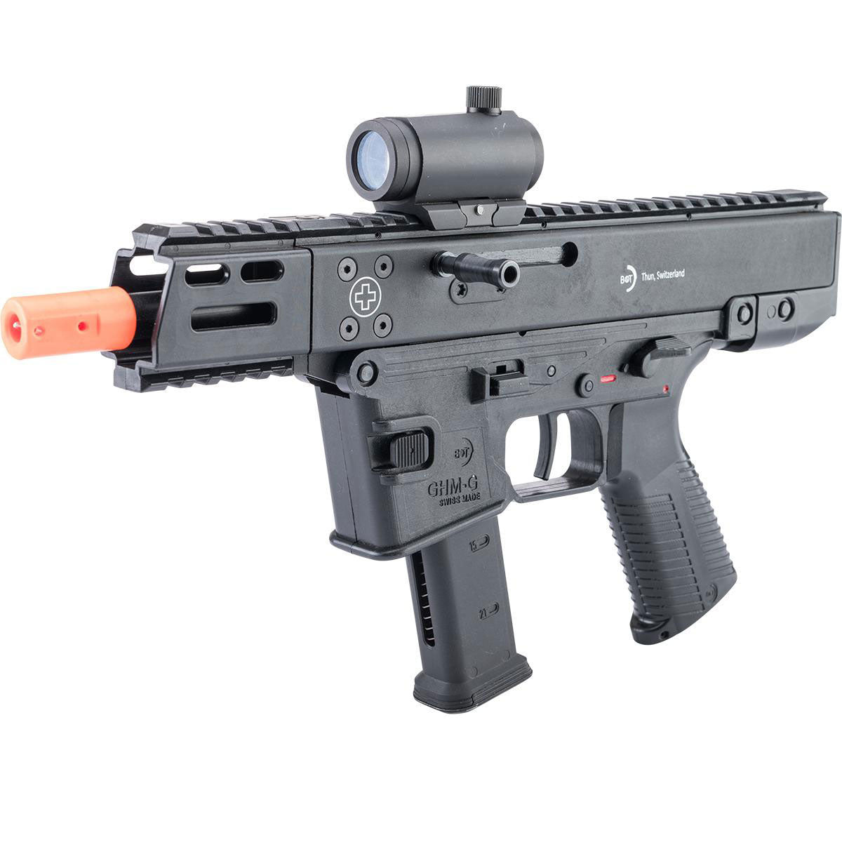 Lambda Defence B&T Licensed GHM9-G Gas Blowback Airsoft SMG - Short Version - Black