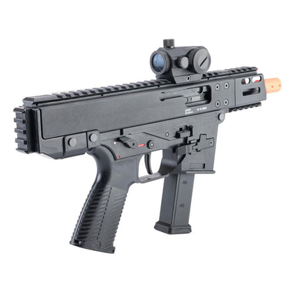 Lambda Defence B&T Licensed GHM9-G Gas Blowback Airsoft SMG - Short Version - Black