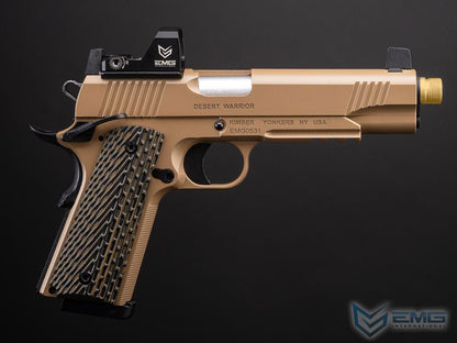 EMG x Kimber Desert Warrior 1911 CO2 Gas Blowback Airsoft Pistol with G10 Grips