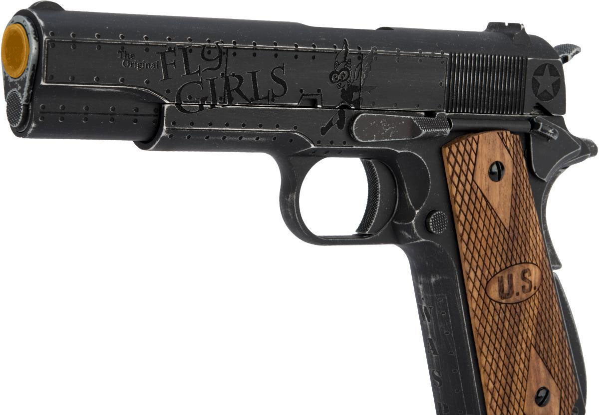 Auto-Ordnance Licensed Custom 1911 Gas Blowback Airsoft Pistol Licensed by Cybergun x AW Customs - Fly Girls