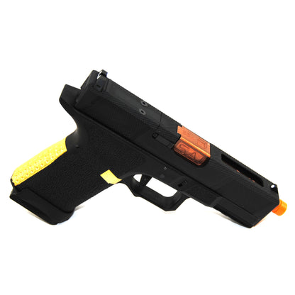 EMG SAI BLU Compact w/ EMG Tier One Utility RMR-Cut Slide GBB Airsoft Pistol - Rose Gold