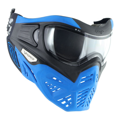 V-Force Grill 2.0 Paintball Goggle - Thermal Clear Lens - Azure (Black/Blue)