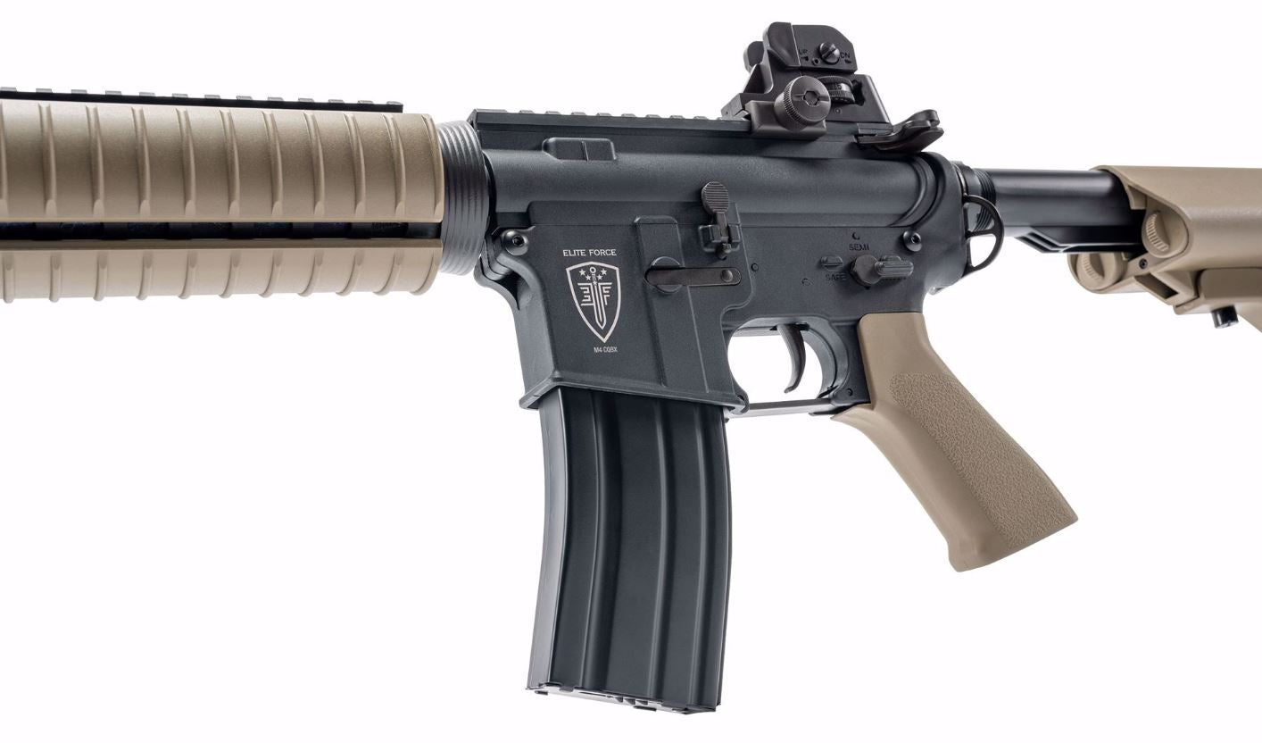 Elite Force M4 CQB AEG Rifle w/ EYETRACE - Black/Tan