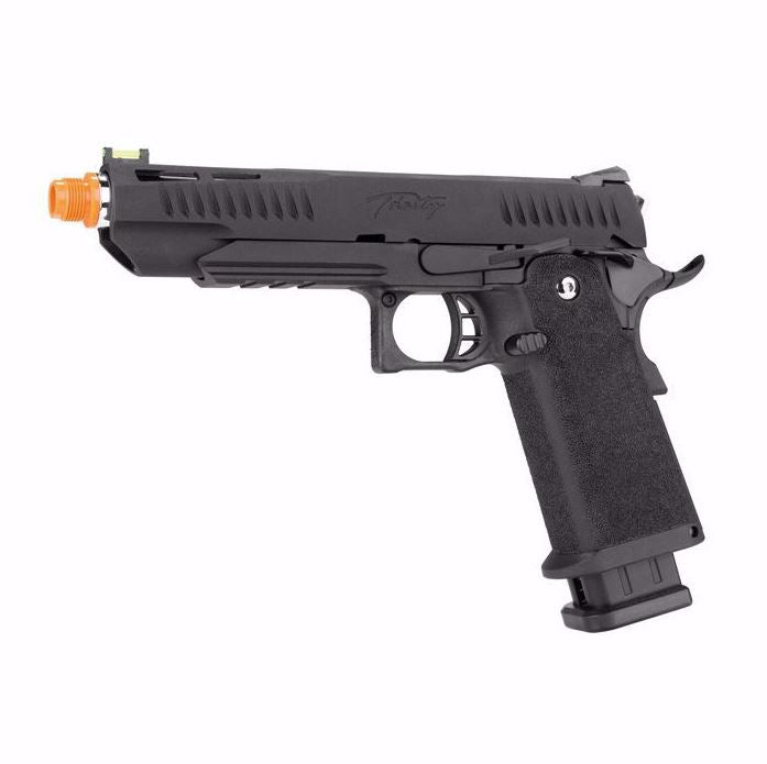 Elite Force Trinity Hi-Capa 2011 Green Gas Blowback Airsoft Pistol - Black