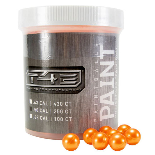 Umarex T4E .50 Cal Paintballs - 250 Count Jar - Orange