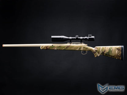 EMG Barrett Fieldcraft Airsoft Precision Bolt-Action Sniper Rifle with Featherweight Zero Trigger - Multicam