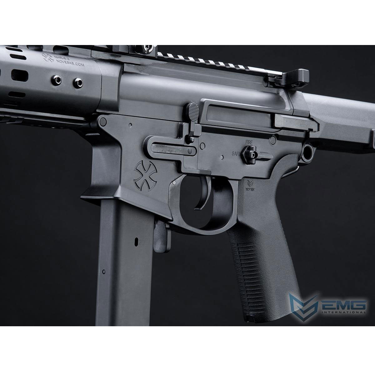 EMG Noveske Space Invader 8.5" Gen4 Pistol Caliber Carbine Airsoft Training Rifle - Black