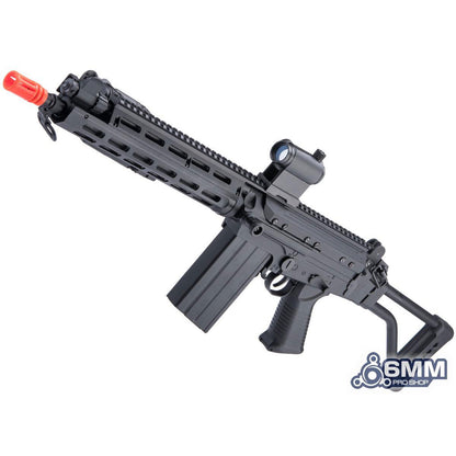 6mmProShop FAL Carbine Airsoft AEG w/ M-LOK Handguard - Carbine Barrel - Folding Stock