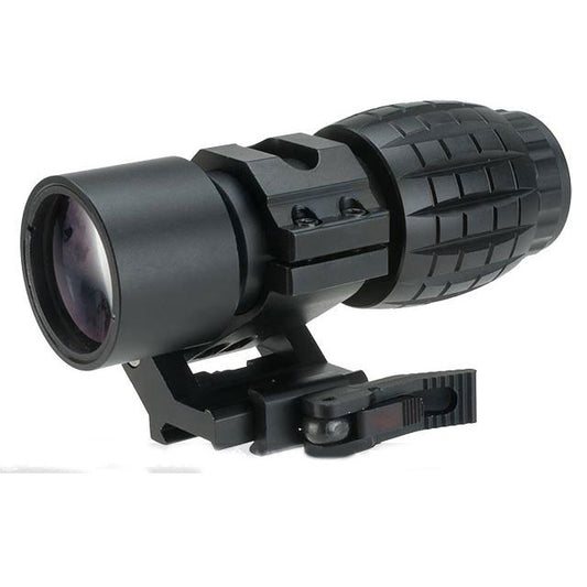 Avengers Tactical 3X Magnifier Scope w/ QD Flip-to-Side Mount